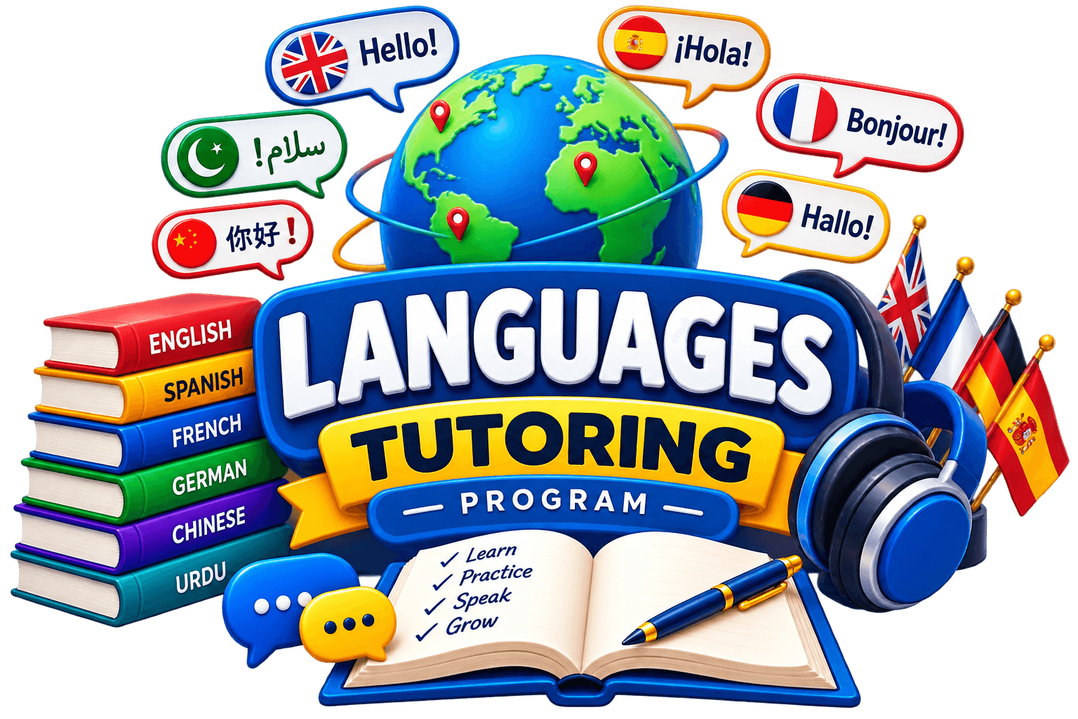 Languages tutoring program